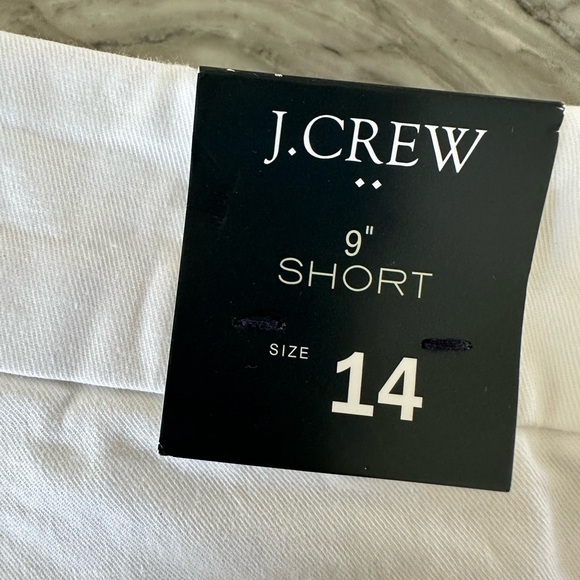J Crew 9” White Cotton Shorts, NWT - Picture 5 of 9